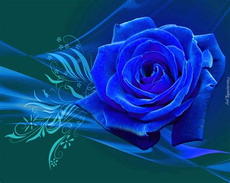 Graphics Blue Rose Puzzle Factory