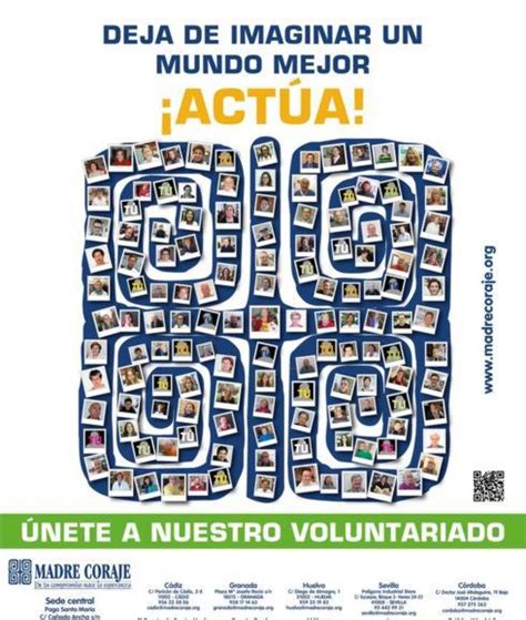 Madre Coraje busca voluntarios con su campaña Deja de imaginar un