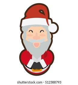 Santa Claus Christmas Character Icon Vector Stock Vector Royalty Free