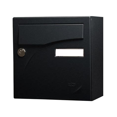 Boite Aux Lettres Pr Face Compact Noir Sabl Ral Mat Sabl Leroy