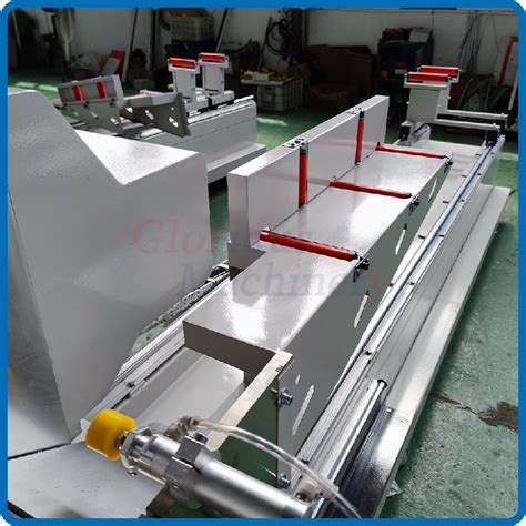 Supply PVC Window Door Profile Double Head Cutting Saw Machine Factory