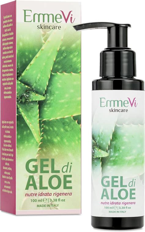 Emmevi Aloe Vera Gel Gel Post Depilazione All Aloe Gel Aloe Vera