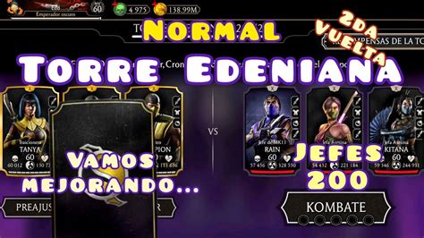 Torre Edeniana Normal Jefes Da Vuelta Mortal Kombat Mobile