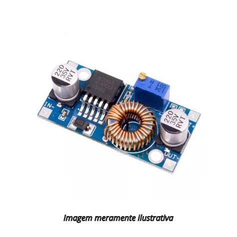 Fonte Regulador De Tensão Step Down Dc Dc Xl4005 5a Arduino E