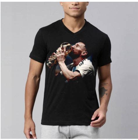 Lionel Messi V Neck T Shirt Swag Shirts