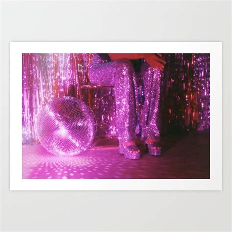 Disco Fever Fashion Art Print By Sammy Hearn Society