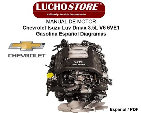 Manual De Motor Chevrolet Isuzu Luv Dmax L V Ve Gasolina Espa Ol