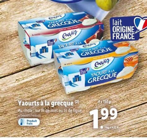 Promo Yaourts A La Grecque Chez Lidl