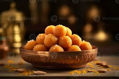 Indian Sweet Motichoor Laddoo Is Also Known As Bundi Laddu Or Motichur