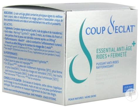 Coup D Eclat Cr Me Essential Anti Ge Rides Et Fermet Ml Newpharma