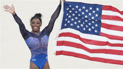 Simone Biles Makes History With Second All Around Olympic Gymnastics