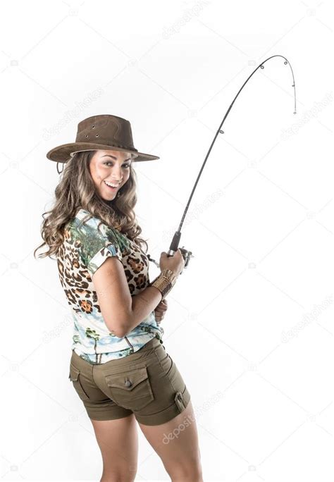 Young Fisherwoman Posing Stock Photo By ©diogoppr 102517826