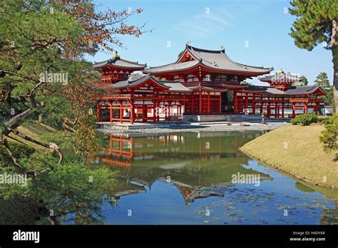 Japan Kyoto Uji City Byodoin Temple UNESCO World Heritage Stock