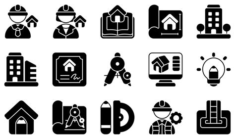 Architecture Blueprint Icons