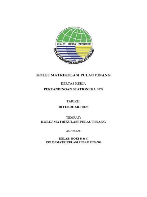 Kertas Kerja Kelab Hoki B Dan C Pdf