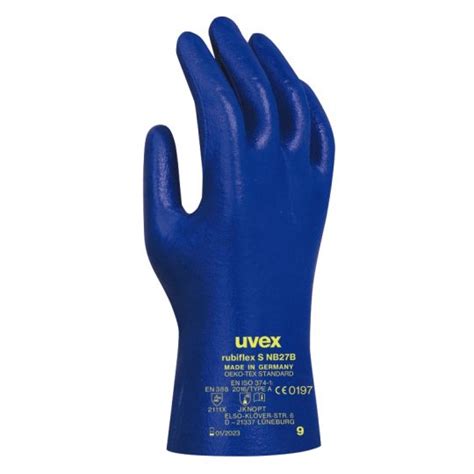 Uvex Rubiflex S Nb B Chemical Protection Glove Safety Gloves