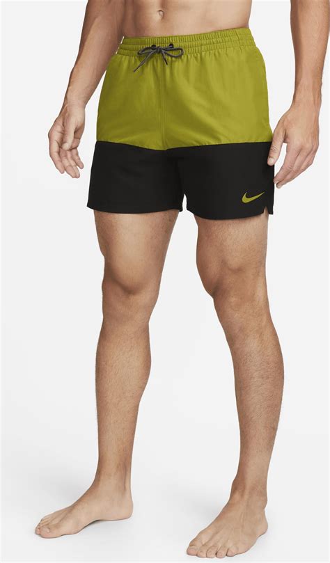 Męskie spodenki kąpielowe 12 5 cm Nike Split Zieleń Ceny i opinie