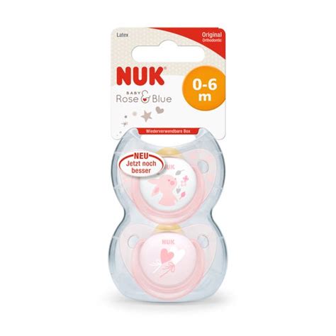 Nuk Anatomical Pacifier Latex Pink Colour Size 1 2 Units Promofarma