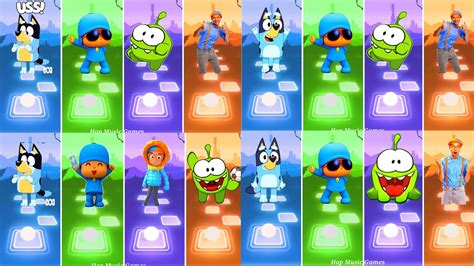 All Bluey Bingo Megamix Videos Bluey Bingo Pocoyo Om Nom Blippi