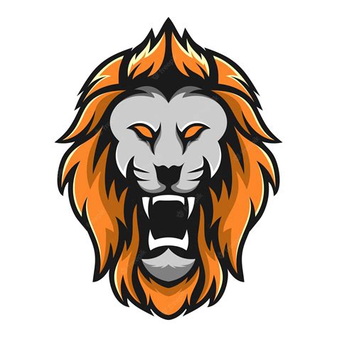 Premium Vector Lion Mascot Logo