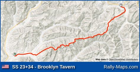 Ss 2334 Brooklyn Tavern Stage Map Olympus International Pro Rally