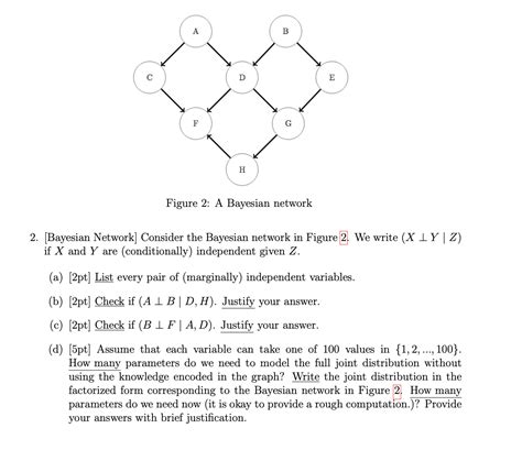 Solved Consider The Bayesian Network In Figure We Write Chegg