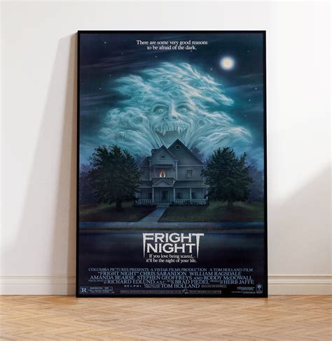 Fright Night Vintage 1985 Slasher Horror Movie Poster, Print DIGITAL ...