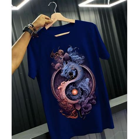 Jual KAOS DISTRO MURAH KEREN TERBARU NAGA LIONG 3 DIMENSI DRAGON