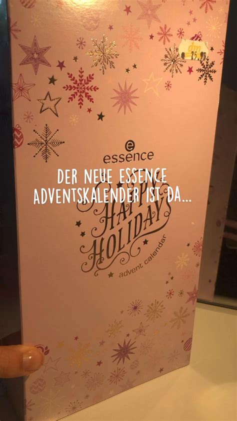 Der Neue Essence Adventskalender Ist Da Adventkalender Essence