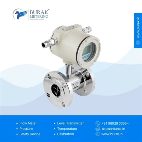 Burak Metering Stainless Steel Gas Flow Meter For Industrial