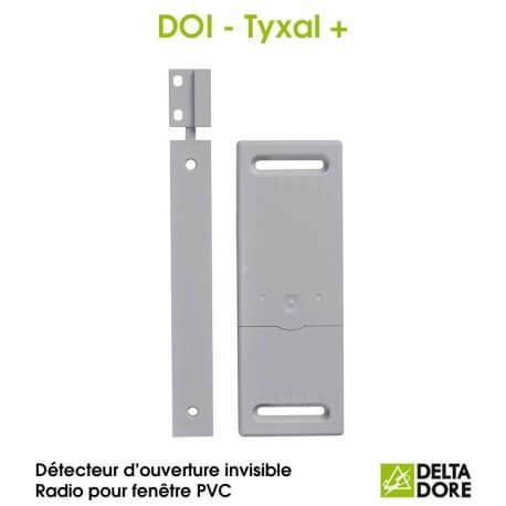 Détecteur d ouverture invisible Radio pour fenêtre PVC DOI PVC TYXAL