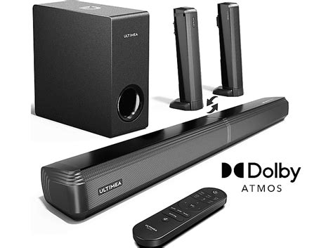 Barra De Sonido Con Subwoofer Ultimea Barra De Sonido Con Dolby