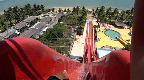 Fall Water Slide At Veneza Water Park Youtube