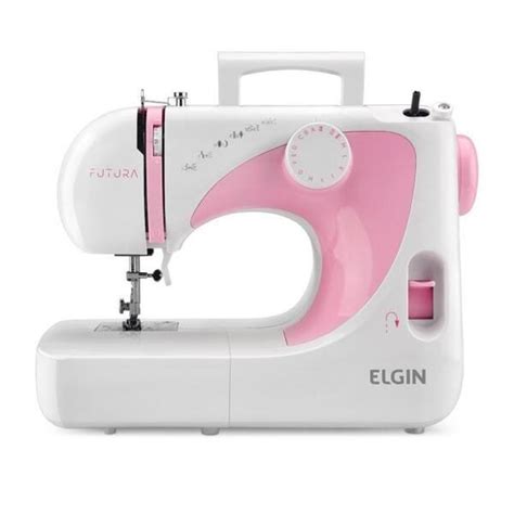 Máquina De Costura Elgin Jx2040 Futura Portátil 127v Madeiramadeira