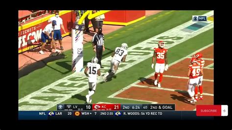 Derek Carr Finds Darren Waller For A Fantastic Touchdown What A Nice