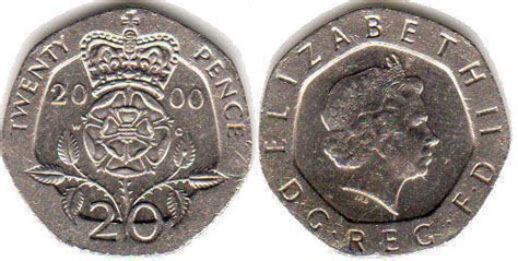 UK British 20 Pence Coins Catalog With Pictures And Values Online Free