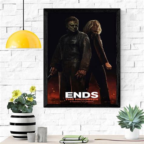 Halloween Ends Poster Halloween Ends 2022 Print Horror Movie Etsy