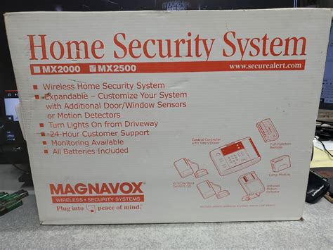 Magnavox Wireless Home Security System Basic Kit Mx1000 For Sale Online Ebay