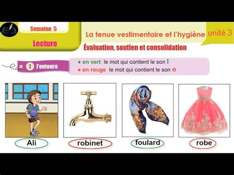 Lecture Évaluation soutien et consolidation unité 3 Semaine 5 YouTube