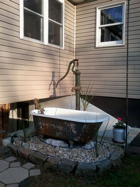 Pin By Verna Toms On Garden Favorites Garden Bathtub Outdoor Bathtub