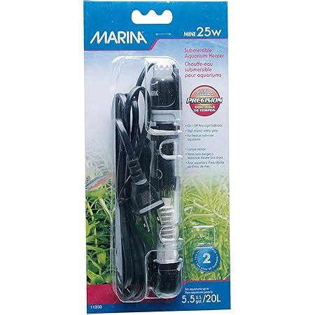 Amazon Marina Submersible Aquarium Heater Betta Fish Tank Heater