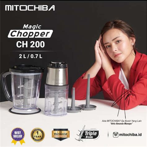 Jual MITOCHIBA Food Chopper CH 200 Food Processor MITOCHIBA CH100