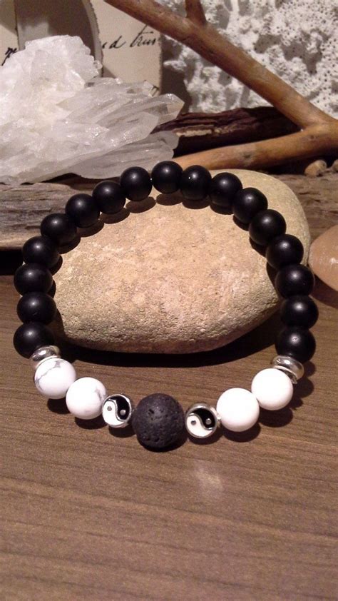 Bracelet Diffuseur Pierres Semi Pr Cieuses Onyx Howlite Et Pierre De