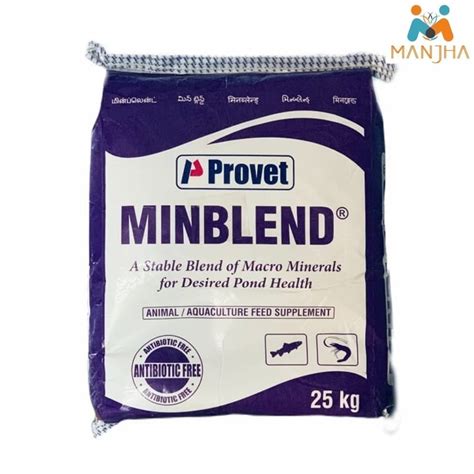 Powder Provet Minblend Fish Feed Supplement Packaging Type Pp Bag