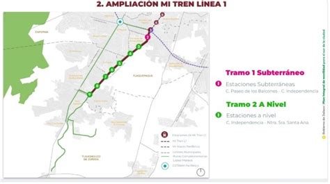 Tren Ligero Estas Estaciones Tendr La Ampliaci N De La L Nea Mapa