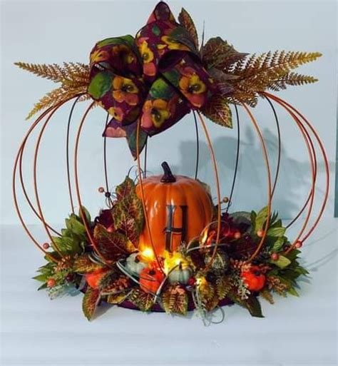 Pin By Jans Kreations On Table Center Pieces Fall Decor Dollar Tree