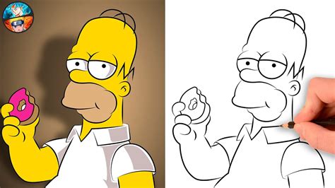 Como Desenhar O Homer Simpison Desenhando Homer Simpson Desenhos