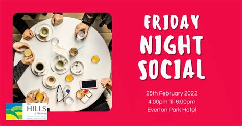 Relaunched Friday Night Socials