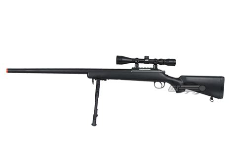 Well Mb03 Bolt Action Sniper Airsoft Rifle Black