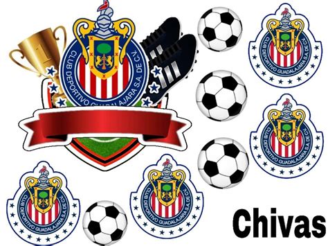 Topper Chivas Rayadas Del Guadalajara Pastel De Las Chivas Chivas